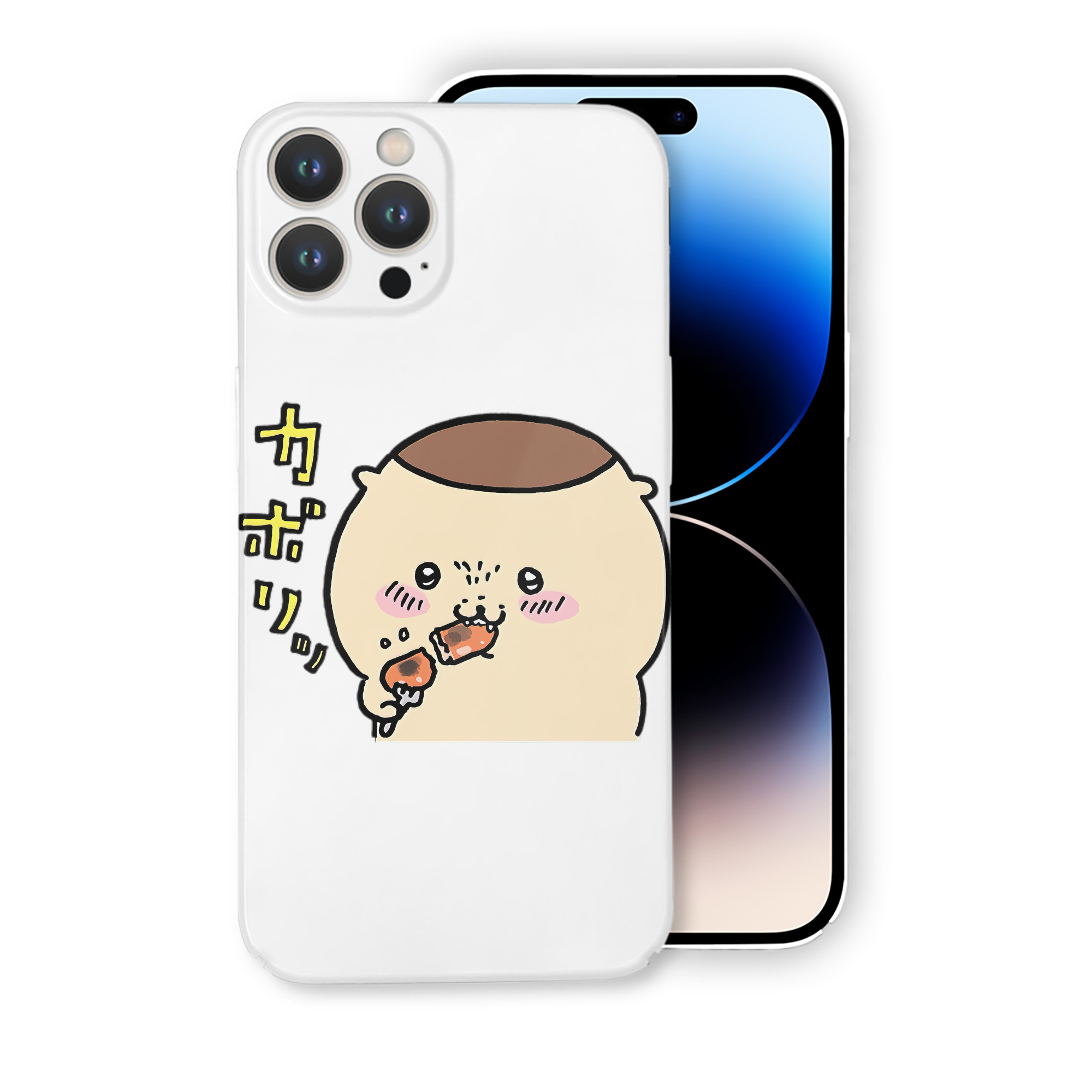 （画像用） ちいかわ くりまんじゅう Chii-kawa kuri manjū 【iPhone 14シリーズ対応】ハードケース